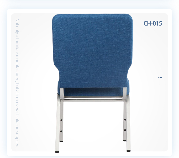 OEM ODM Commercial Theater Hall Connecting stackable Aluminum ganging Church hall banquet Chair