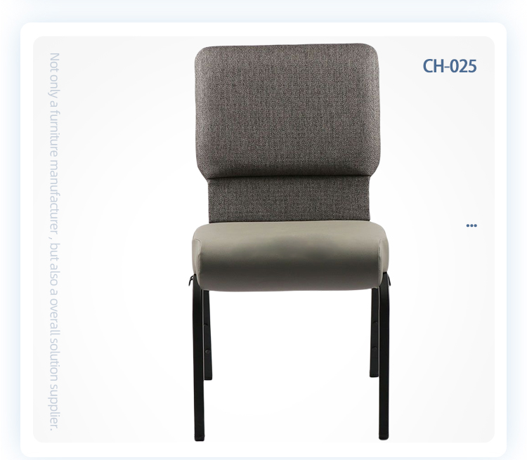 Wholesale stackable metal chairs pu leather pulpit auditorium interlocking church chair