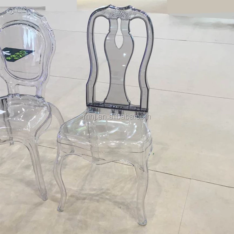 MHJ furniture - Wholesale Stackable Clear Transparent Resin Chair Wedding Dining Chairs Plastic chair and table 8