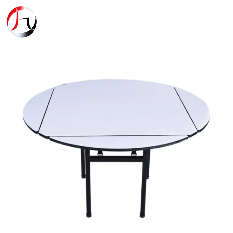 MHJ furniture - Commercial Furniture Pvc Board Big Size Round Rectangular Dining Folding Table For Banquet Banquet table 1