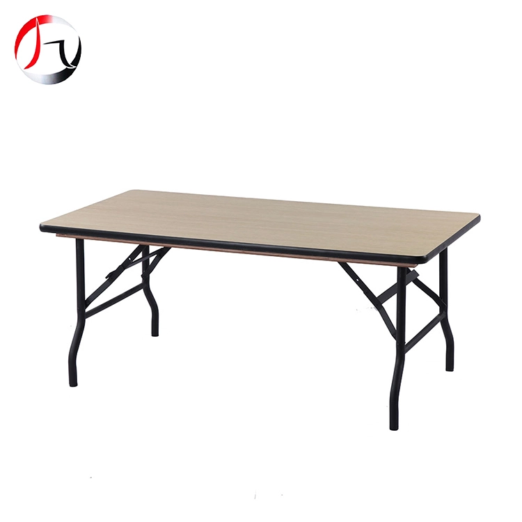 MHJ furniture - Laminate Board Fireproof Board Surface Multi-function Rectangle Folding Long Table Banquet table 1