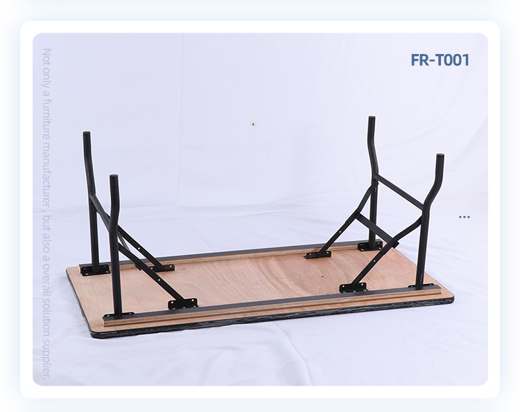 Laminate board fireproof board surface multi-function rectangle folding long table