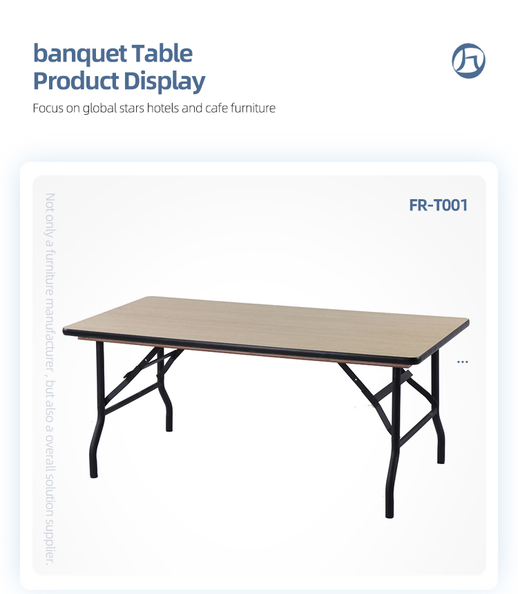 Laminate board fireproof board surface multi-function rectangle folding long table