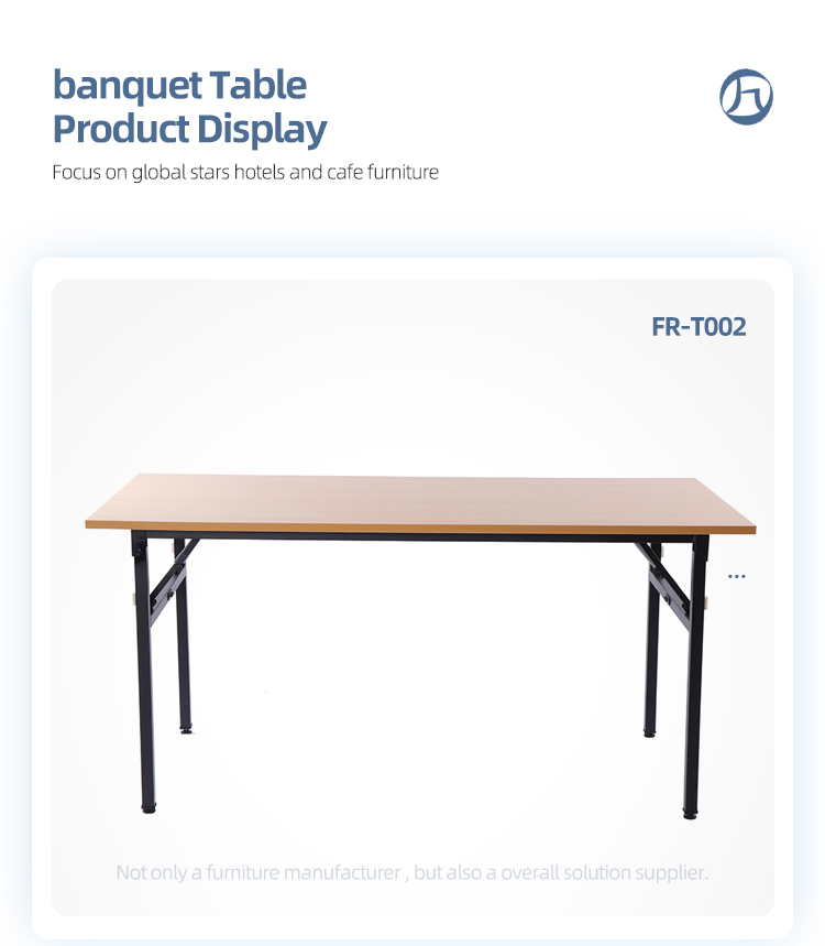 High quality melamine plywood folding wooden event banquet table for dinning