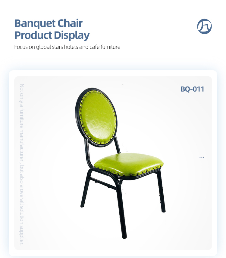 round tube stacking hotel chair for banquet hall