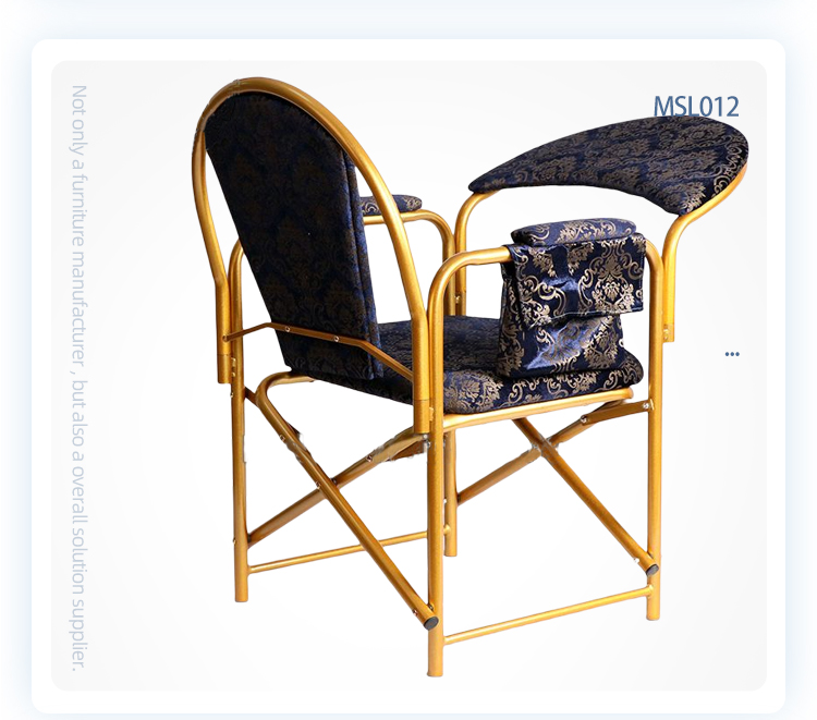 Violet luxury quran iron salah chair Islam muslims mosque prayer chairs