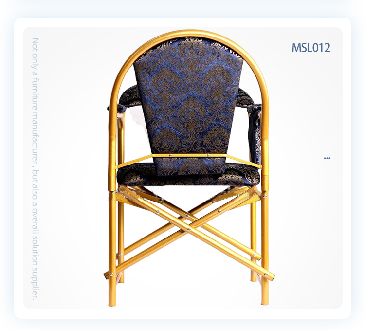 Violet luxury quran iron salah chair Islam muslims mosque prayer chairs