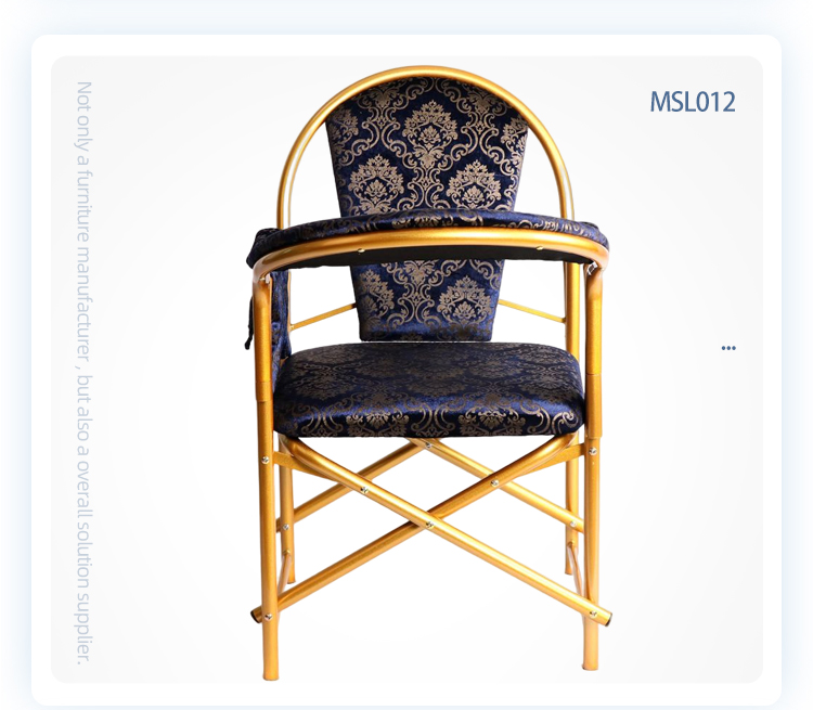 Violet luxury quran iron salah chair Islam muslims mosque prayer chairs