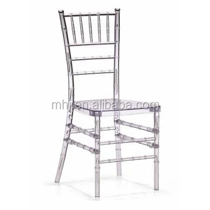 MHJ furniture - Wholesale Stackable Durable Acrylic Transparent Resin Chiavari Wedding Chairs Plastic chair and table 1