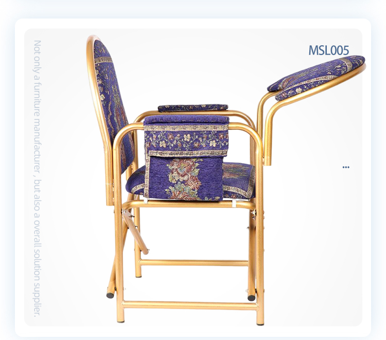Wholesale iron home use folding mosque muslim islam prayer chair