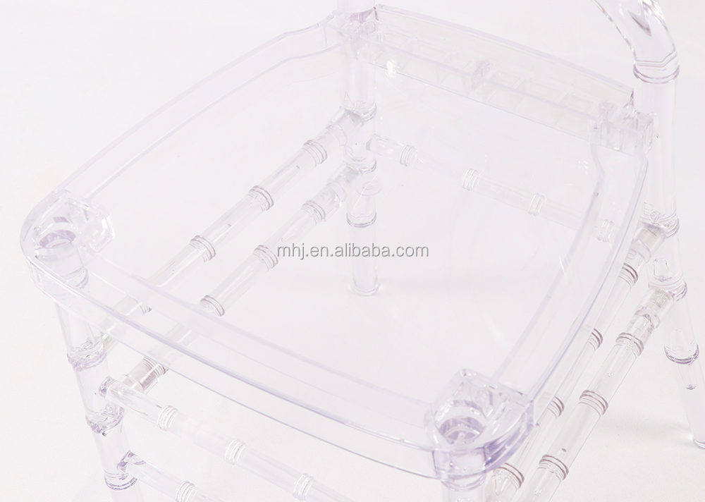 MHJ furniture - Factory Wholesale Clear Wedding Dining Plastic Resin Phoenix Tiffany Chair Plastic chair and table 13
