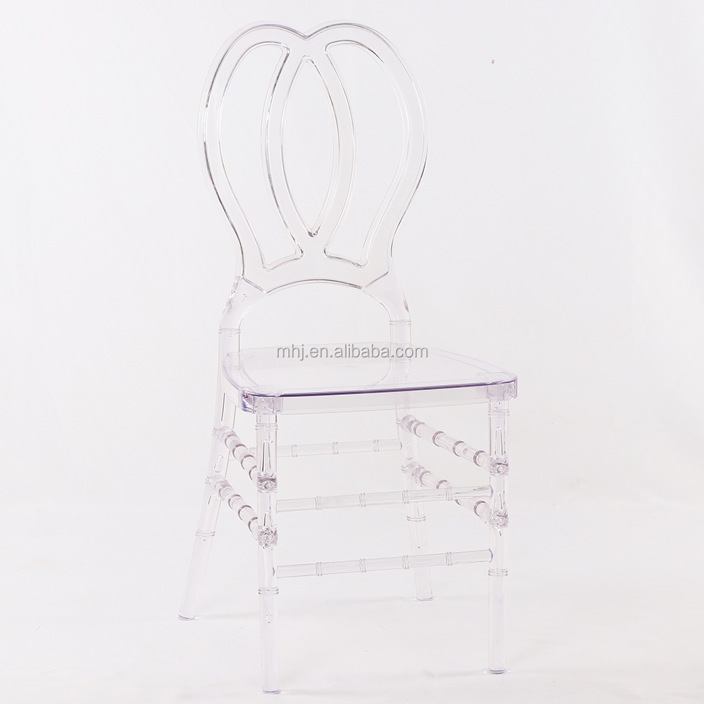 MHJ furniture - New Design Acrylic Resin Chairs Bride And Groom Wedding Butterfly Chair Plastic chair and table 10