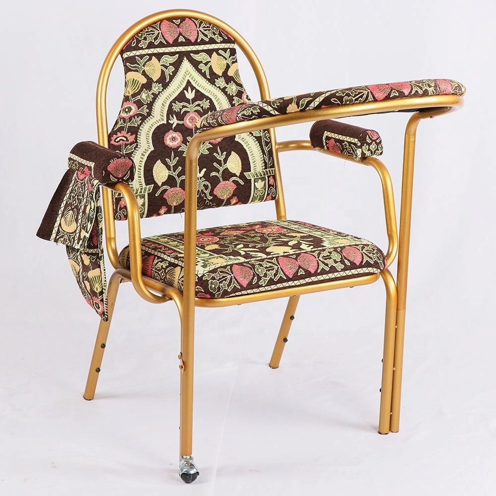 MHJ furniture - Newest Wholesale Stacking Quality Mosque Quality Muslim Church Prayer Chair Muslim chair 1