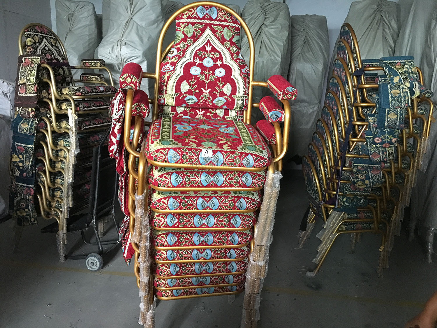 MHJ furniture - Newest Wholesale Stacking Quality Mosque Quality Muslim Church Prayer Chair Muslim chair 21