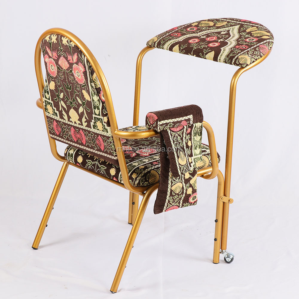 MHJ furniture - Newest Wholesale Stacking Quality Mosque Quality Muslim Church Prayer Chair Muslim chair 10
