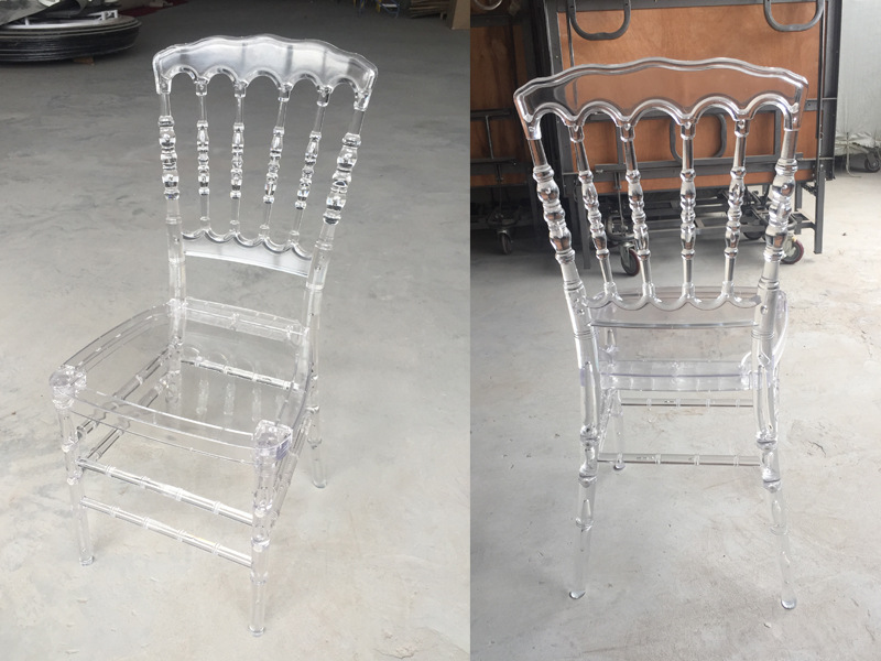 MHJ furniture - High Quality Knock-down Monoblock Resin Napoleon Wedding Chair Plastic chair and table 8