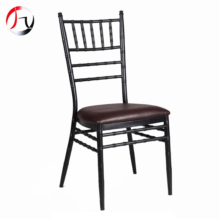MHJ furniture - Wholesale Black Color Event Catering Metal Wedding Tiffany Chiavari Chairs For Banquet Party Metal chiavari chair 1