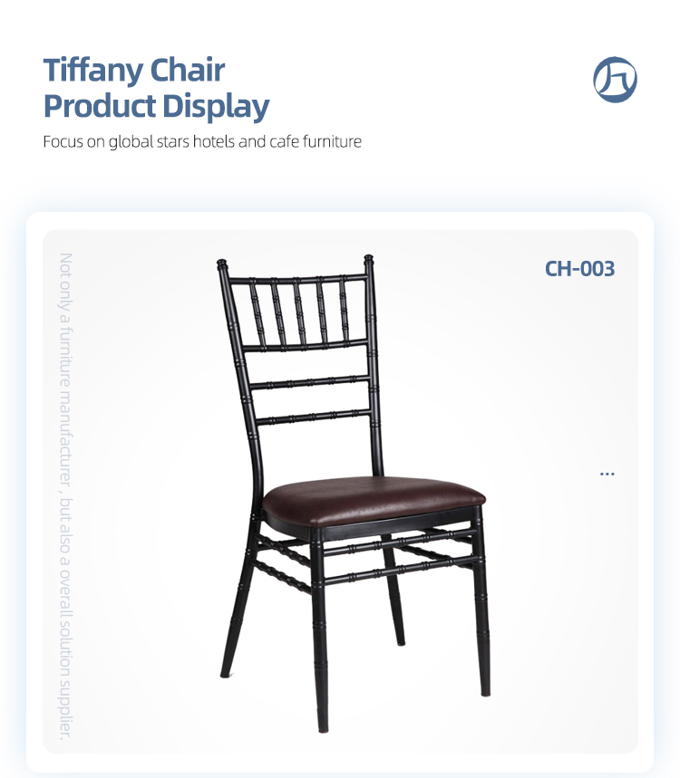 Wholesale black color event catering metal wedding tiffany chiavari chairs for banquet party