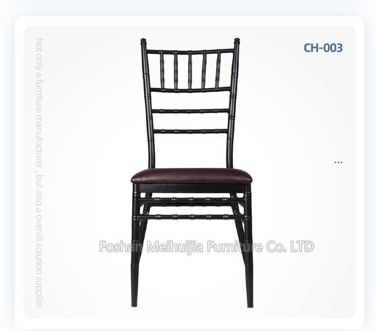 Wholesale black color event catering metal wedding tiffany chiavari chairs for banquet party