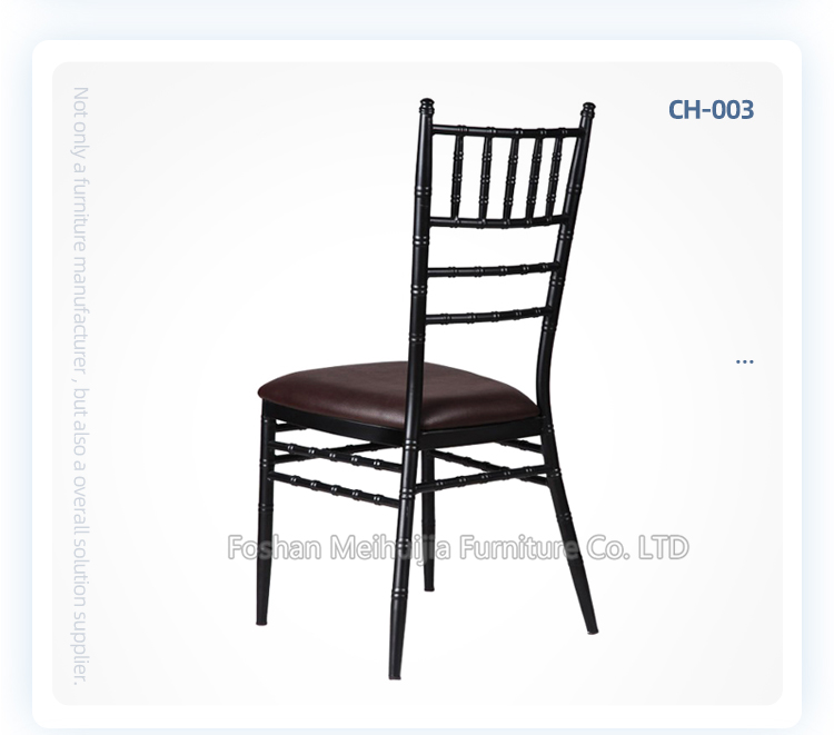 Wholesale black color event catering metal wedding tiffany chiavari chairs for banquet party