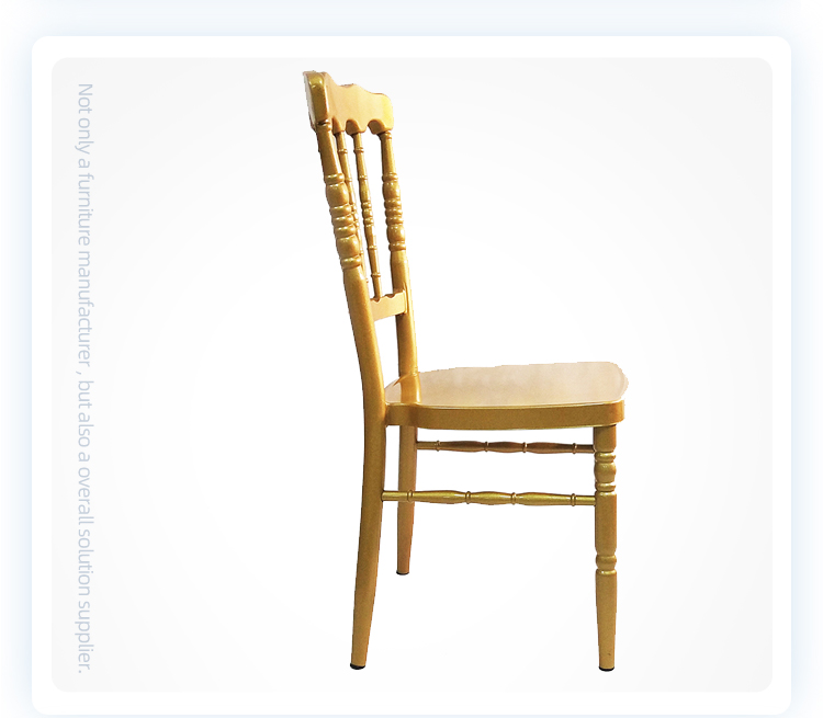 Custom gold painting wedding tiffany bamboo restaurant dining napoleon chair