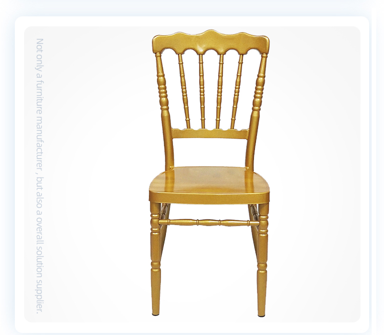 Custom gold painting wedding tiffany bamboo restaurant dining napoleon chair