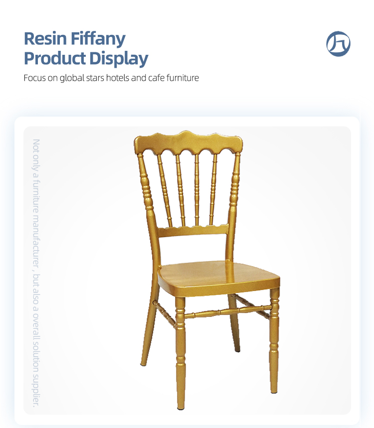 Custom gold painting wedding tiffany bamboo restaurant dining napoleon chair