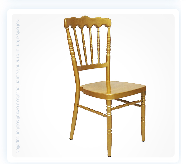 Custom gold painting wedding tiffany bamboo restaurant dining napoleon chair