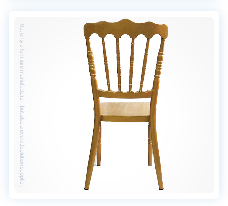Custom gold painting wedding tiffany bamboo restaurant dining napoleon chair