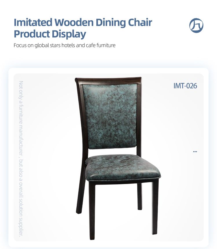 Wood Look Aluminum Restaurant Chairs Stackable 5 Star Hotel Banquet chair