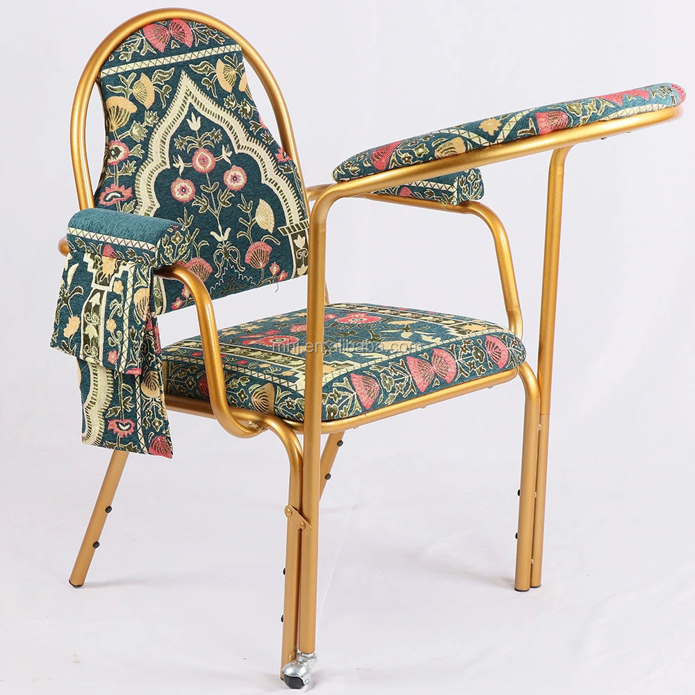 MHJ furniture - High Quality Stackable Metal Muslim Prayer Chair Muslim chair 1