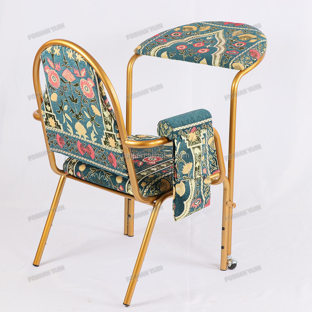 MHJ furniture - High Quality Stackable Metal Muslim Prayer Chair Muslim chair 13