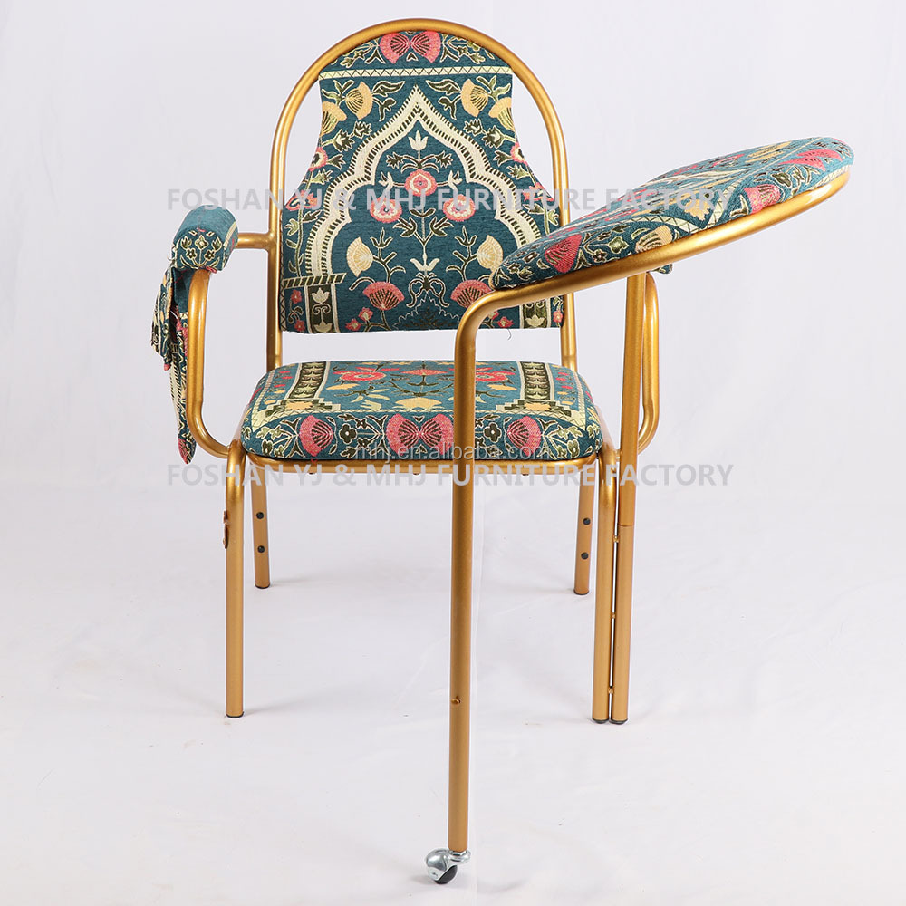 MHJ furniture - High Quality Stackable Metal Muslim Prayer Chair Muslim chair 8