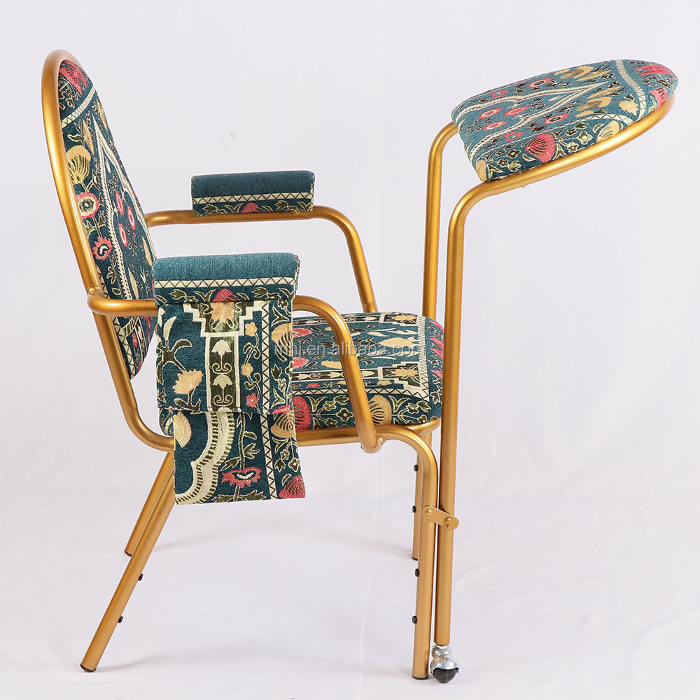 MHJ furniture - High Quality Stackable Metal Muslim Prayer Chair Muslim chair 9