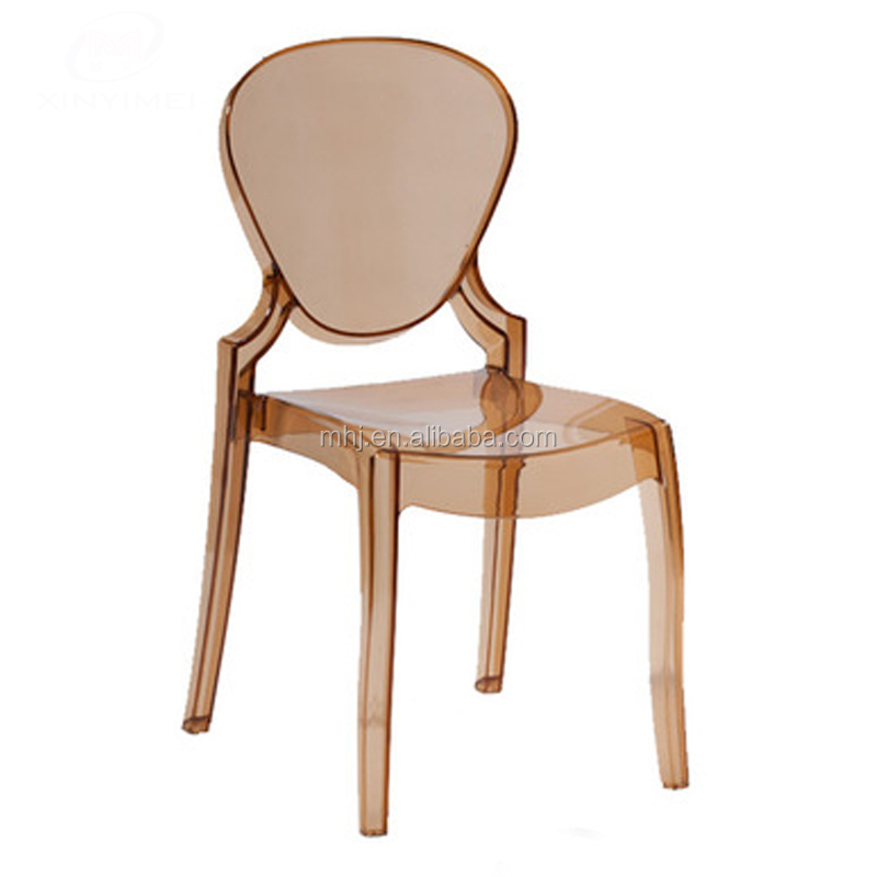 MHJ furniture - Modern Stackable Resin Transparent Bella Princess Acrylic Wedding Dining Chair Plastic chair and table 11