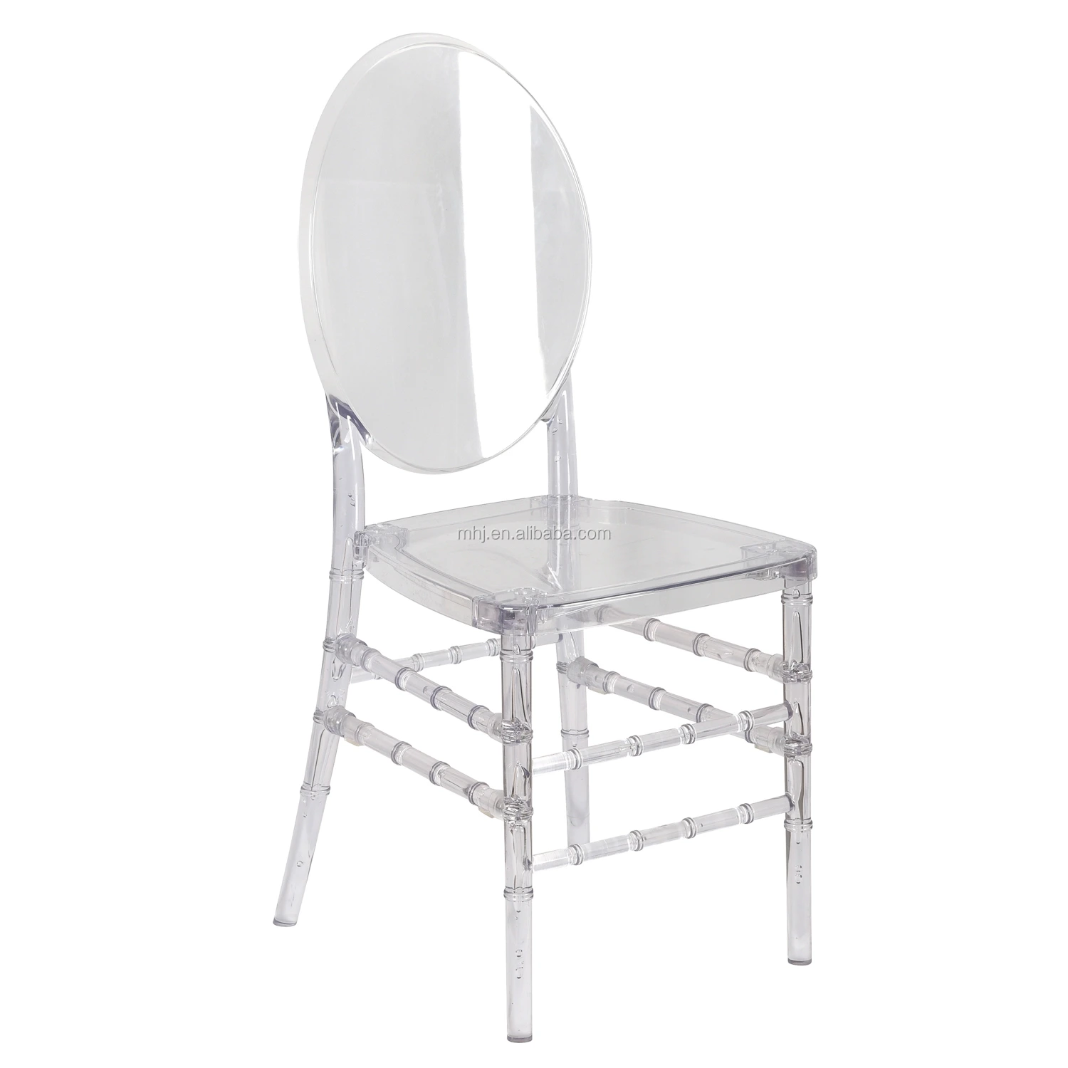 MHJ furniture - Factory Sale Transparent Plastic Acrylic Wedding Dining Chiavari Chair Plastic chair and table 1