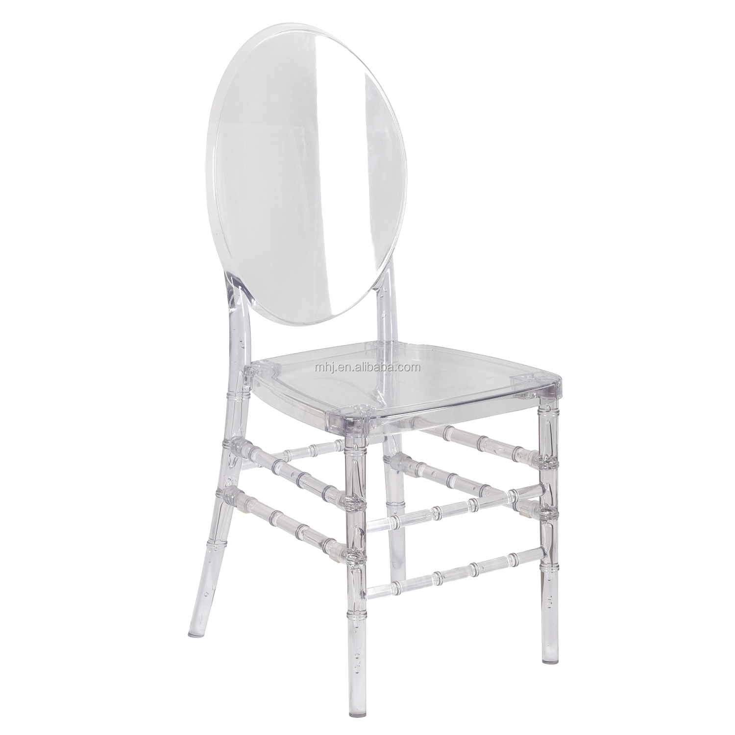 MHJ furniture - Factory Sale Transparent Plastic Acrylic Wedding Dining Chiavari Chair Plastic chair and table 7
