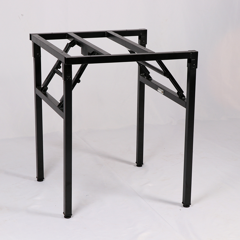 MHJ furniture - Factory Sale Pvc Surface Plywood Fan-shaped Folding Banquet Restaurant Table Tables 14