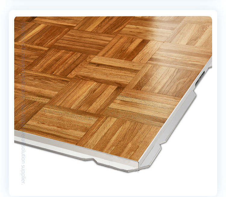 Wholesale anti- scratch natural easy lock seamless high gloss dance floor