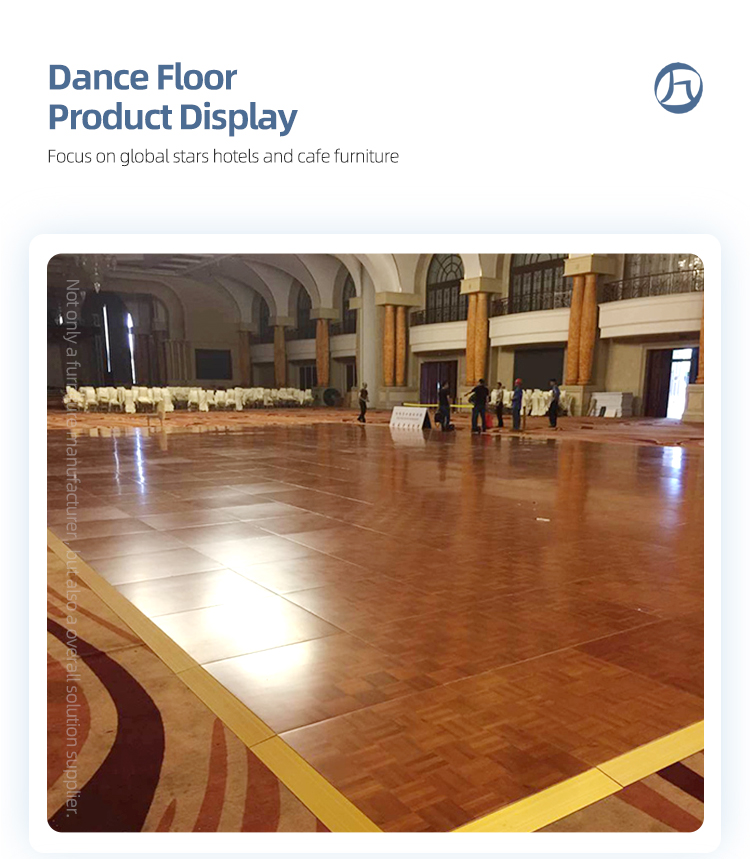 Wholesale anti- scratch natural easy lock seamless high gloss dance floor