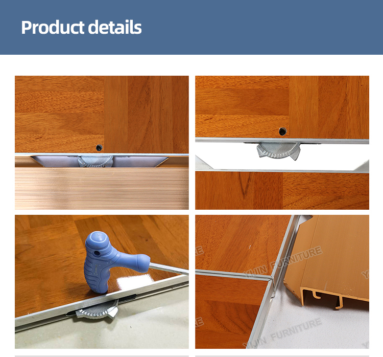 Wholesale anti- scratch natural easy lock seamless high gloss dance floor
