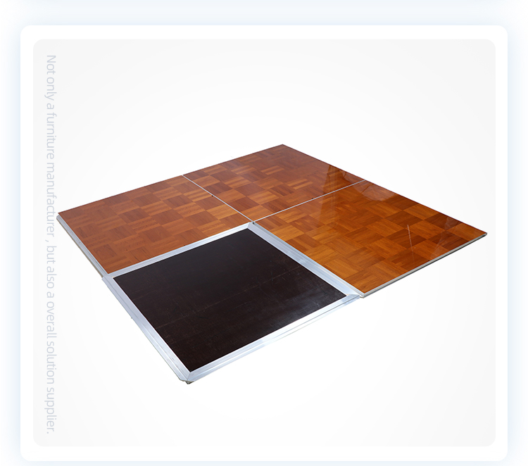 Custom aluminum edge skid resistance interactive laminate hardwood solid wood dance floor