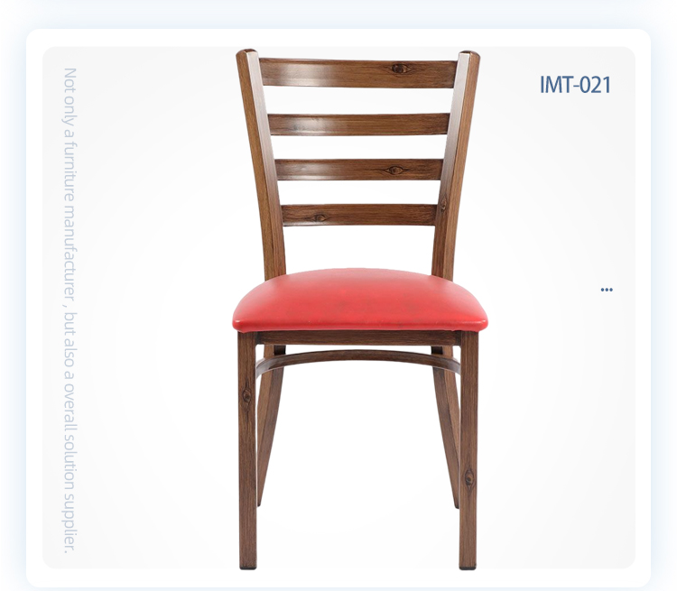 Modern design coffee restaurant Imitated wooden chairs baroque ladder back chair