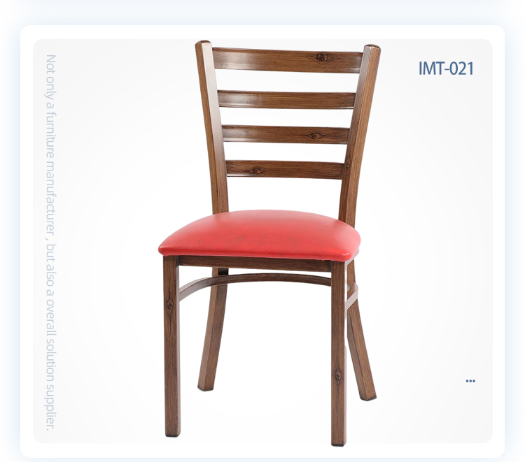 Modern design coffee restaurant Imitated wooden chairs baroque ladder back chair