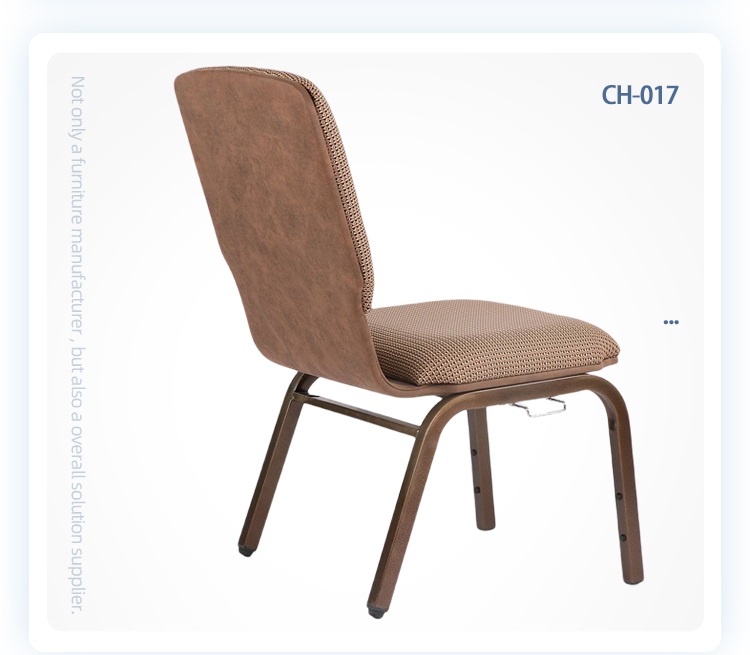 Custom Luxury high quality interlocking church hall banquet chair