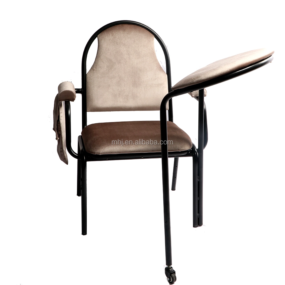 MHJ furniture - Mosque Armrest Auditorium Prayer Chair With Baffle Muslim chair 1