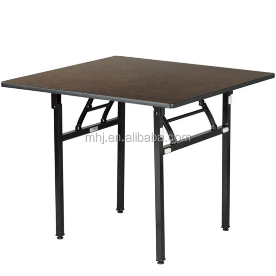 MHJ furniture - Wholesale Foldable Square Solid Plywood Hotel Banquet Dining Table Tables 14