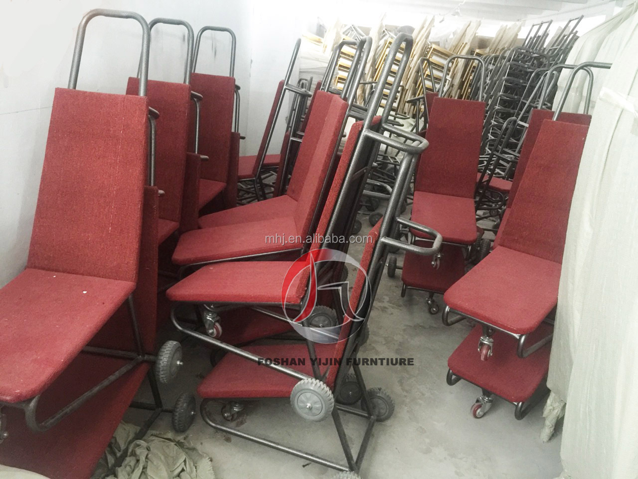 MHJ furniture - Stacking Banquet Chair Trolley,Chair Loading Trolley Cart Trolley 15
