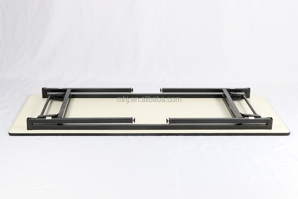 MHJ furniture - 2023 Hot Sale 50ft Rectangle Metal Plywood Folded Banquet Event Tables Tables 15