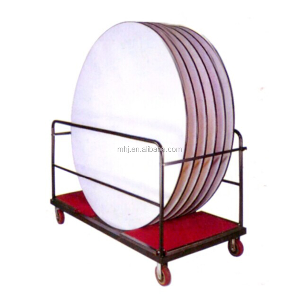 MHJ furniture - Wholesale Hotel Supplies Round Table Hand Trolley Trolley 7